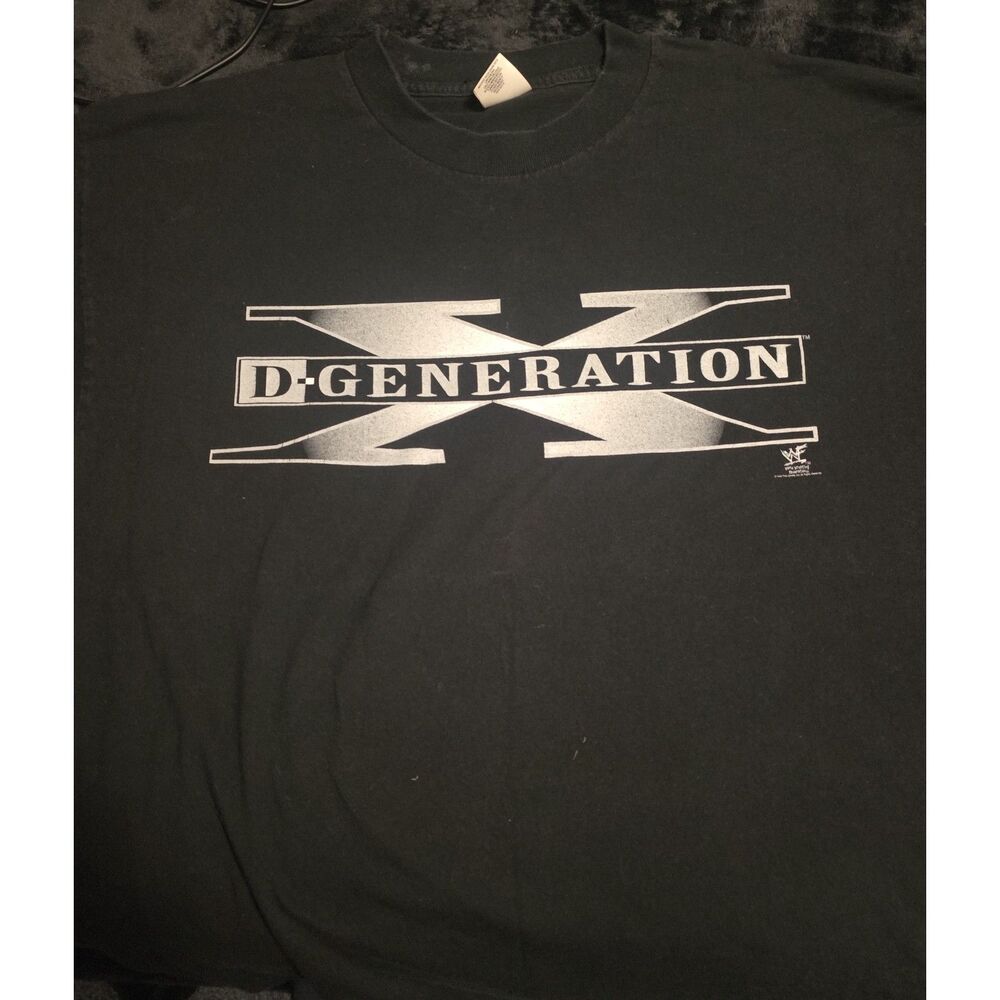Vintage WWF D-Generation X DX Two Words Suck It Wrestling T-Shirt XL